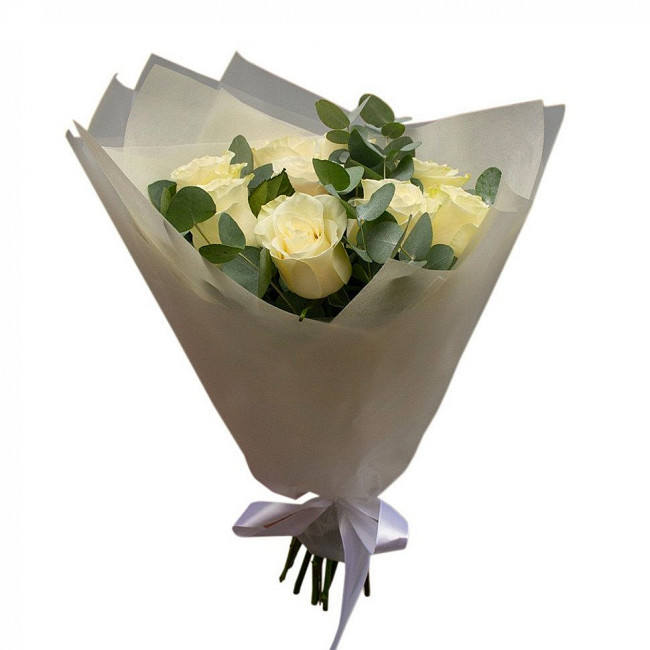 Букет цветов "Леди в белом" Букет цветов "Леди в белом"